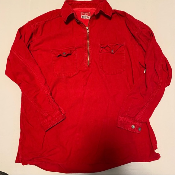 Marlboro Red Quarter Zip Long sleeve Size Large - Picture 1 of 5